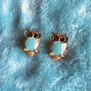 Cute Owl Stud Earrings